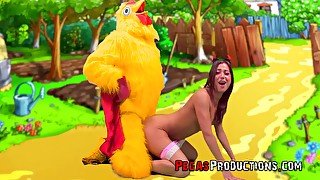 Heidi Van Horny wears costumes for the fun and the best orgasm ever