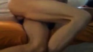 Skinny boy fucked hard by daddy