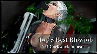 Top 5 best blowjob in video games compilation ep.1