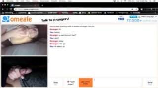 Girl with big tits on omegle makes me cum fast