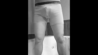 Pee Compilation 30 Minutes 1 Video Loop Black & White