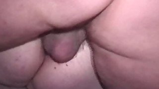 Short haired redhead white BBW lady having sex with her fat boyfriend