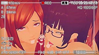 Maki Zenin and Nobara Kugisaki Train You to Last Longer - Jujutsu Kaisen Anime Hentai 3d Uncensored