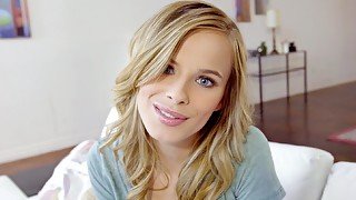 Lovely Jillian Janson makes a cock disappear in her tight cunt