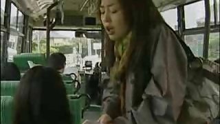 Japanese Lesbo Bus sex (censored)