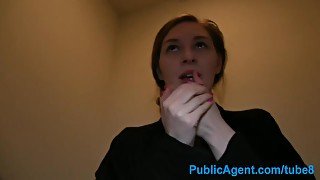 PublicAgent Skinny Brunette Pounded by a big Czech cock