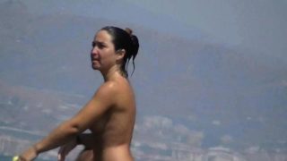 Gorgeous nudists on beach camera voyeur movie that is conce