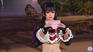 Dead or Alive Xtreme Venus Vacation Nyotengu Valentine's Day Pose Cards Fanservice Appreciation