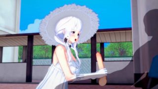 Azur Lane Illustrious Sucks and Fucks Outdoors