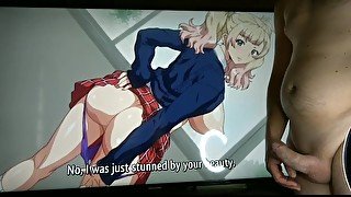 Hottest Anime Bad Japanese Schoolgirl Use Your Friend For Squirting And Eating His Cock