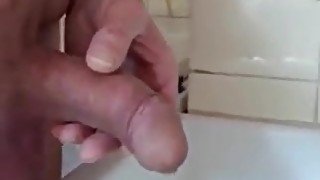 squirt and piss in the kitchen