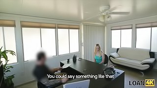 LOAN4K. Loan agent fucks the girl and make a hot movie