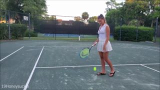 Tennis Court Cum Preview- Buy full vid at 19honeysvids.com