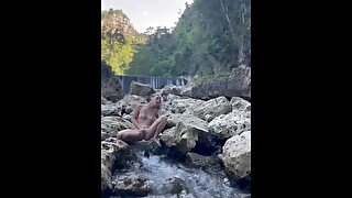 Masturbation Month Celebrated by Masturbating in The Jungle on and Island