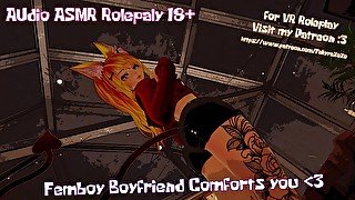 [ASMR Roleplay][NSFW] Femboy boyfriend comforts you [LEWD][M4F][Femboy]