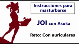 JOI EN ESPAÑOL. Akane te ordena como debes masturbarte. Reto especial.