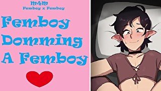 [M4M] Femboy Dominates And Fucks A Femboy  ASMR