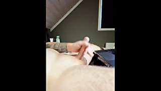 Masturbating and shooting my load