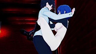 Fate Grand Order X Tsukihime Ciel Senpai exorcises Gudao of his trap addiction Hentai