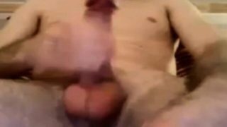 French Str8 Guy With Big Cock & Tight Foreskin Cums #124