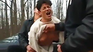 Dogging - Mature Girl Fuck By 2 Mens Near The Forest