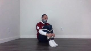 Tapegagged Football Fan