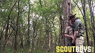 ScoutBoys - Smooth young Scout fucked raw in wood by hot scout leader