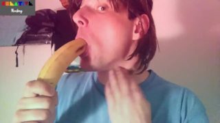 Banana Blowjob Suck