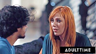 Stacked Redhead Therapist Treats Client To Her Pussy