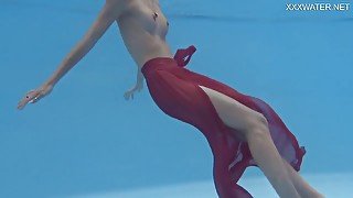 Petite Ultra In The Pool With Hermione Ganger And Hot Pornstar