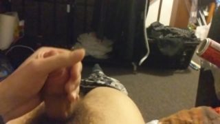 Massive Cumshot Before Bed