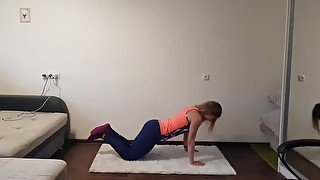 Home Workout Girl Fitness Part 35