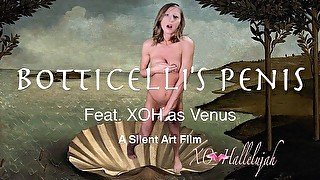 Botticelli's Penis (HD, SFW, No Sound): Featuring XO Hallelujah as Venus