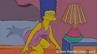 Lesbian Porn - Marge Simpson and Lois Griffin