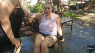 BDSM By Castratta, Her Head is Shaved and She Gets the Hose