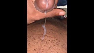 Guyanese boy gone wild part 2 stroking my big dick for fun