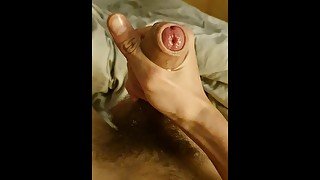 POV quick wank in bed