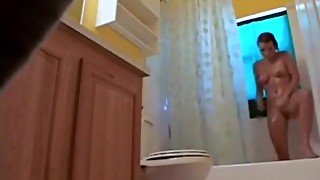 My Stepsister Showers While I Jerk Off