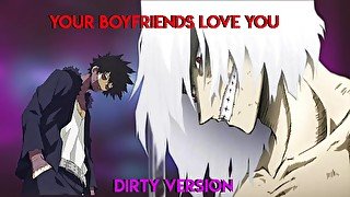 Shigaraki x Dabi x Listener - Your Boyfriends Cum in You (Threesome