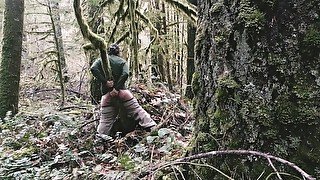 Tree Fucker 2- I have sex with a tree and cum in her hair