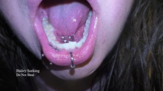 Tongue Web Piercing Cleaning