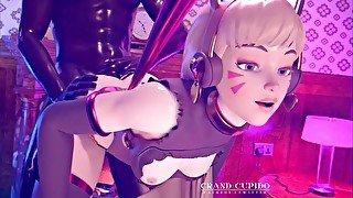 [Blacked][Bonus] Dva Sex with BBC [Grand Cupido]( Overwatch )