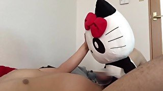 ぬいぐるみでザーメンたっぷり❣️