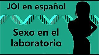 Erotic JOI - Sexo en el laboratorio. Audio en español.