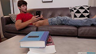 Bareback twink anal sex after a nice session online