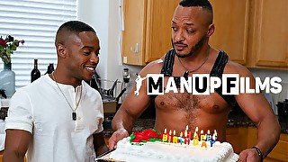 BBC Ass worship and birthday fuck at ManUpFilms