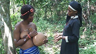 European Missionary Teaches Her Slave New Lesbian Styles