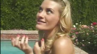 Cheerleader Ashley Poolside Sex