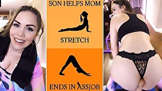 stepson helps stepmom stretch ends in assjob - ImMeganLive