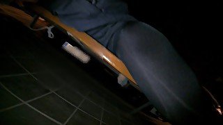 Eccentric twink caught 3 times fucking a bench, ¡powerful orgasm!...